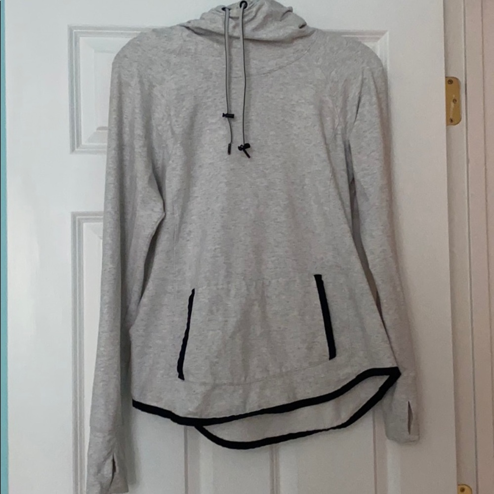Athleta Hooded Turtle Neck Pull Over